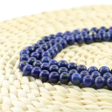 L-0059 élégant lapis-lazuli lisse ronde naturelle pierres précieuses en gros